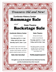 rummage sale poster